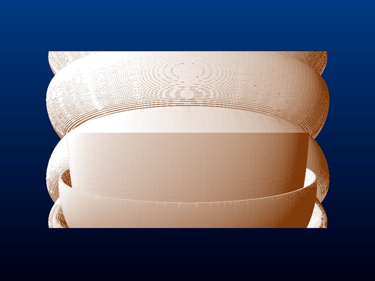 White Two-Tier Patio Table (Tubular pattern), left