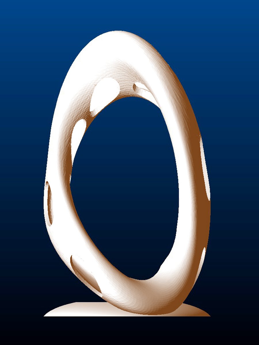 Infinity Sculpture, left