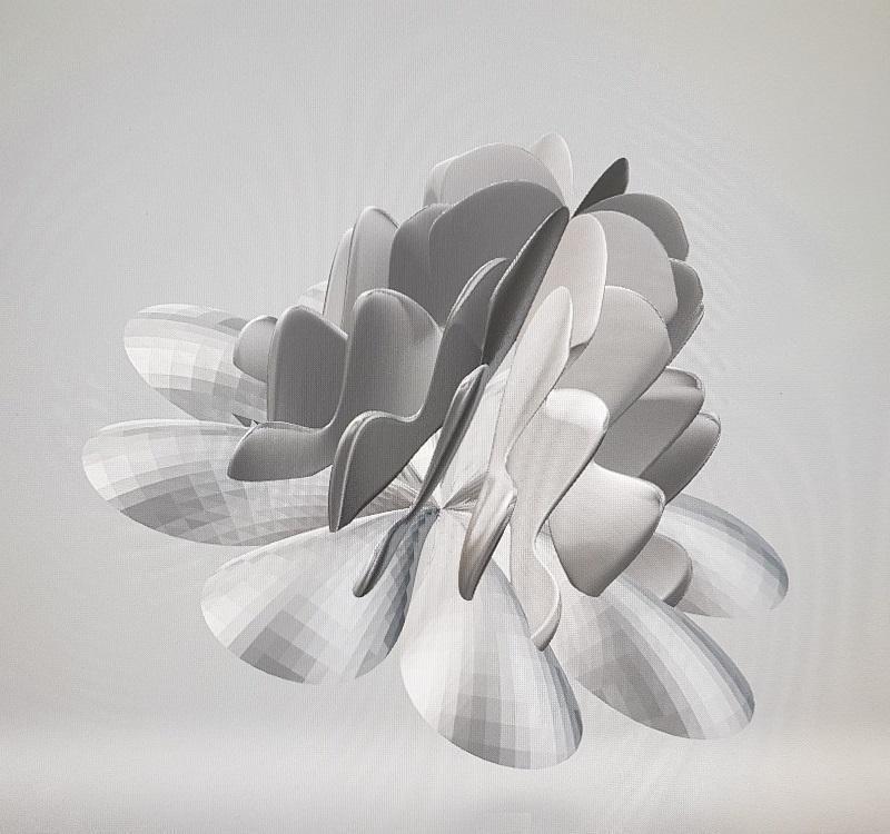 Petal Sculpture Gold