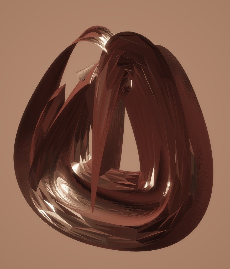Modern Triangular Drop - Bronze