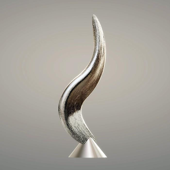 Rock Twisted Sculpture, Center Piece, in Various Colors