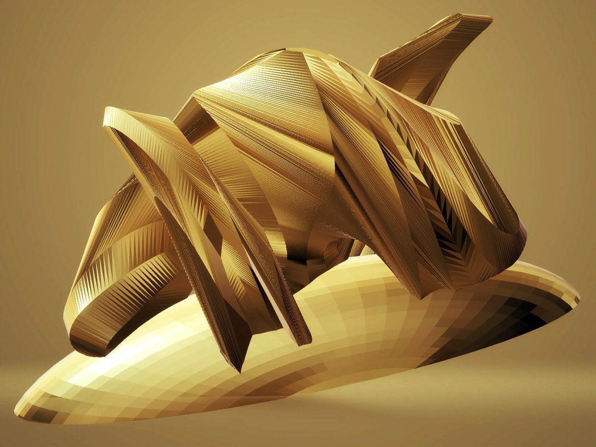 Panther Sculpture, Antique Gold