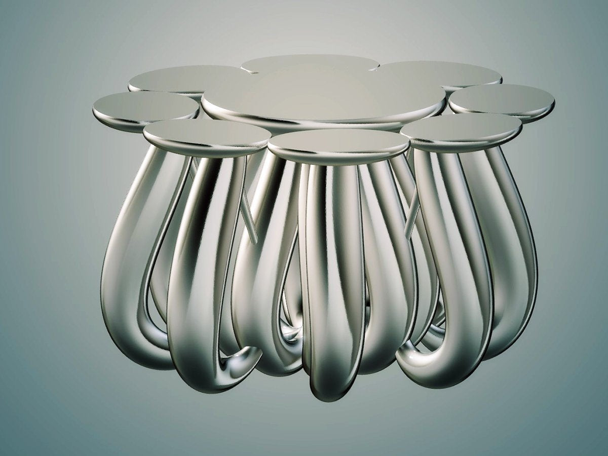 Dining Table, Octopus - Silver