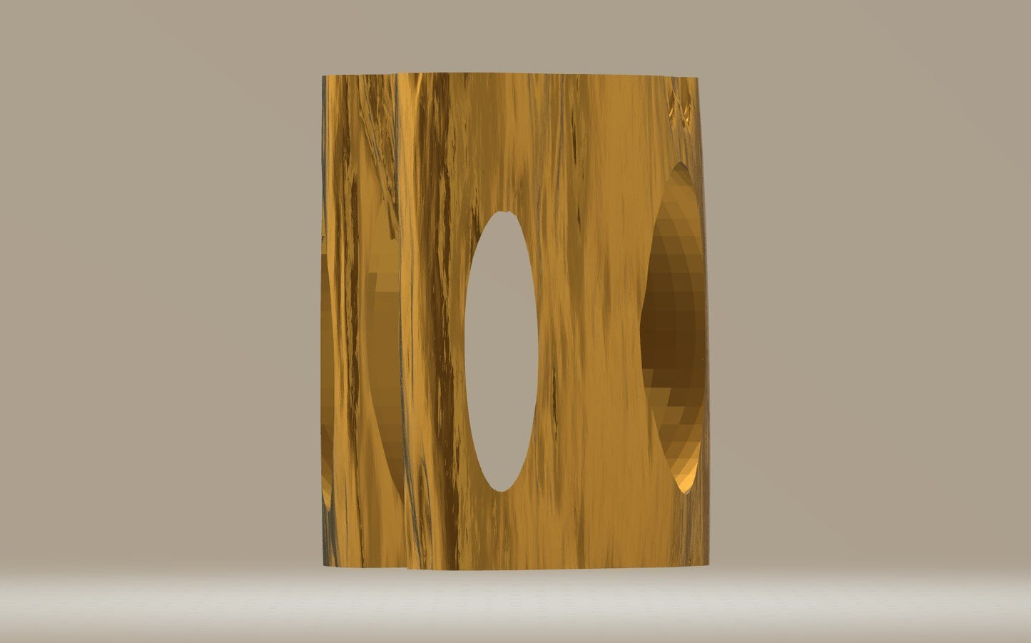 Modern Accent Table, Gold
