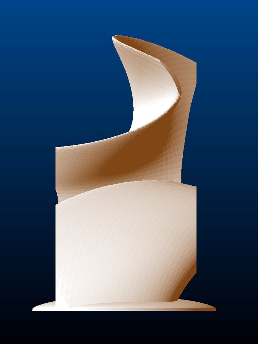 Abstract Artistic Sculpture, back