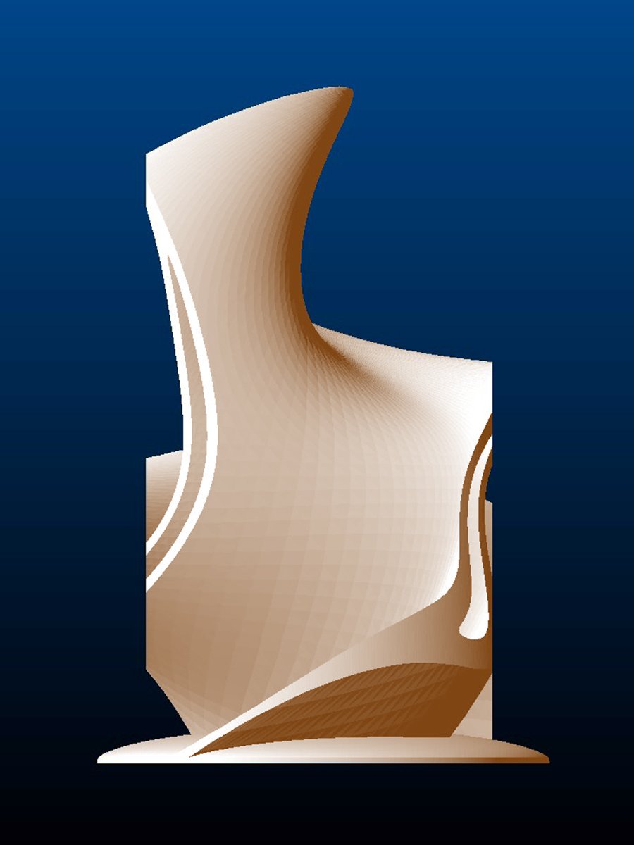 Abstract Artistic Sculpture, front