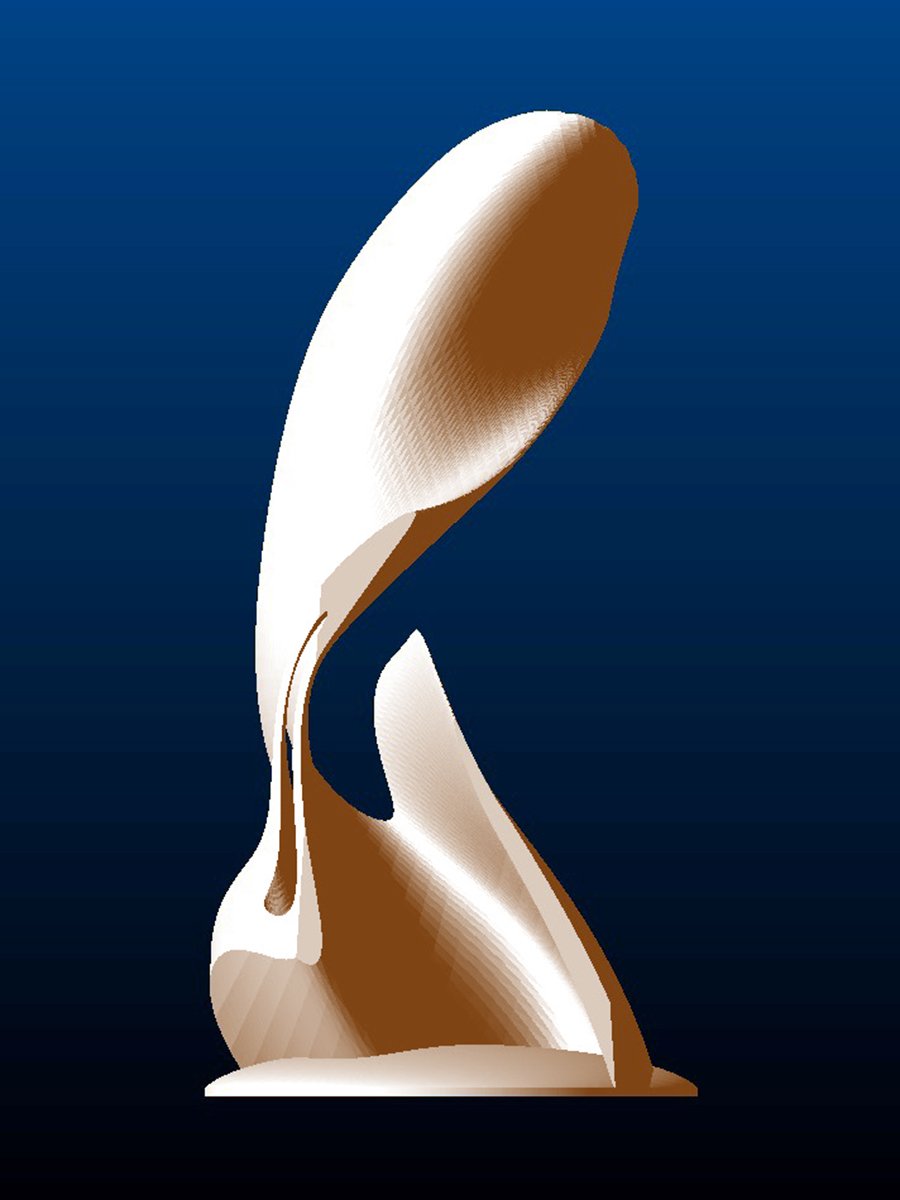 Abstract Artistic Sculpture, left