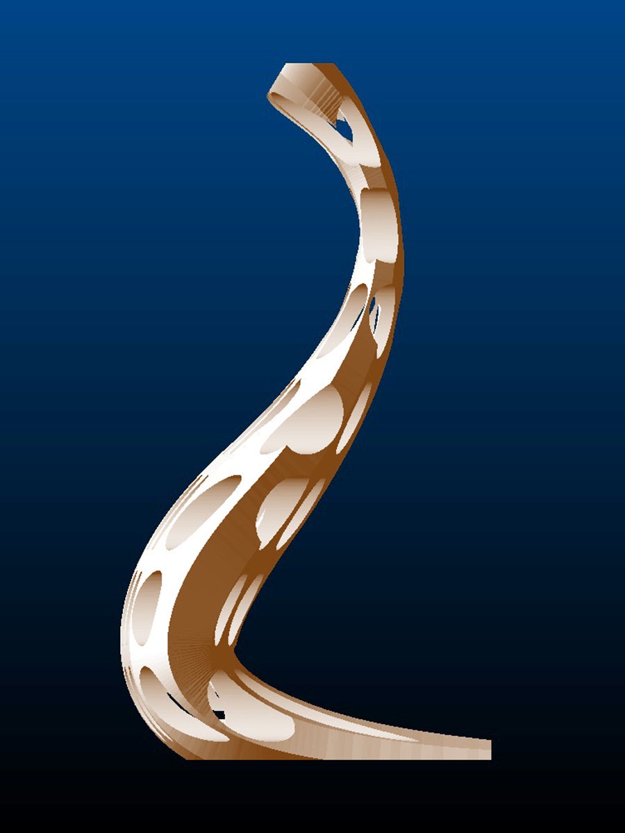 Artistic Sculpted Chair left