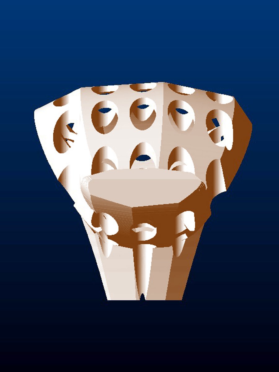 Artistic Sculpted Chair top