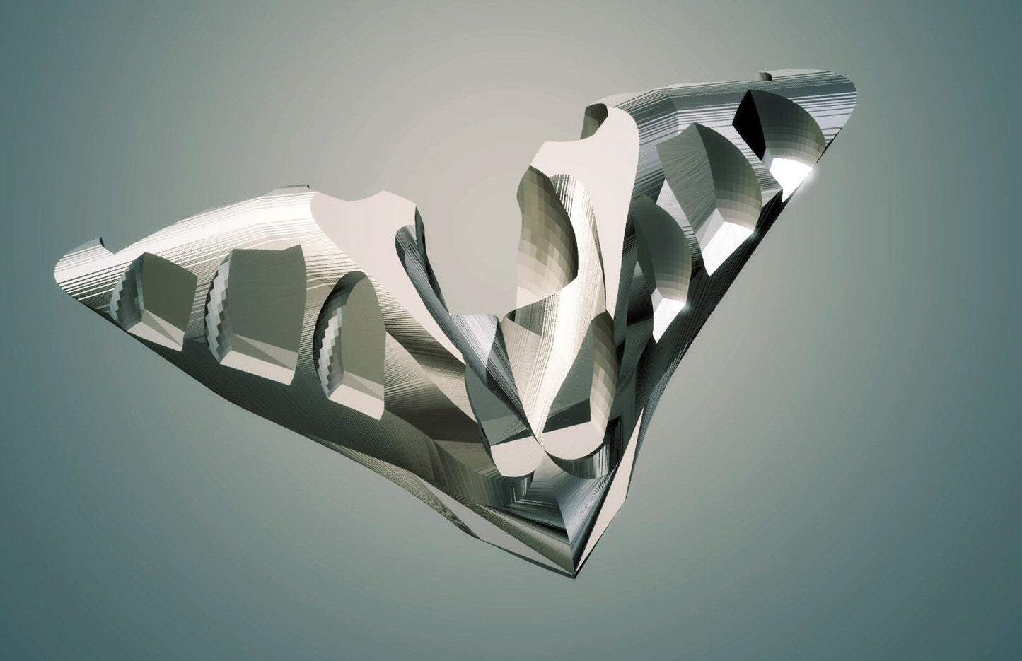 Space Ship Sofa for Kids, Silvery Green