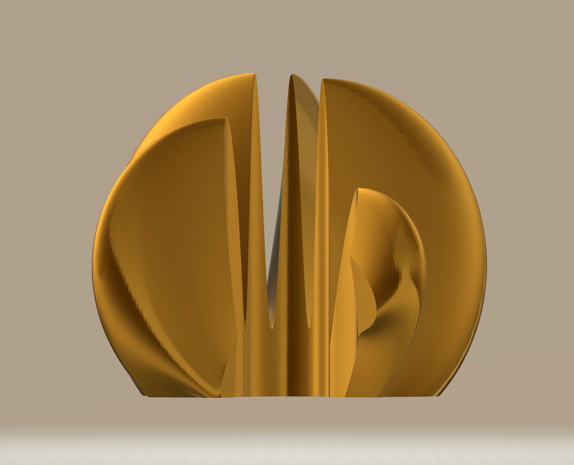 Modern Sculpture 5 Peaks 