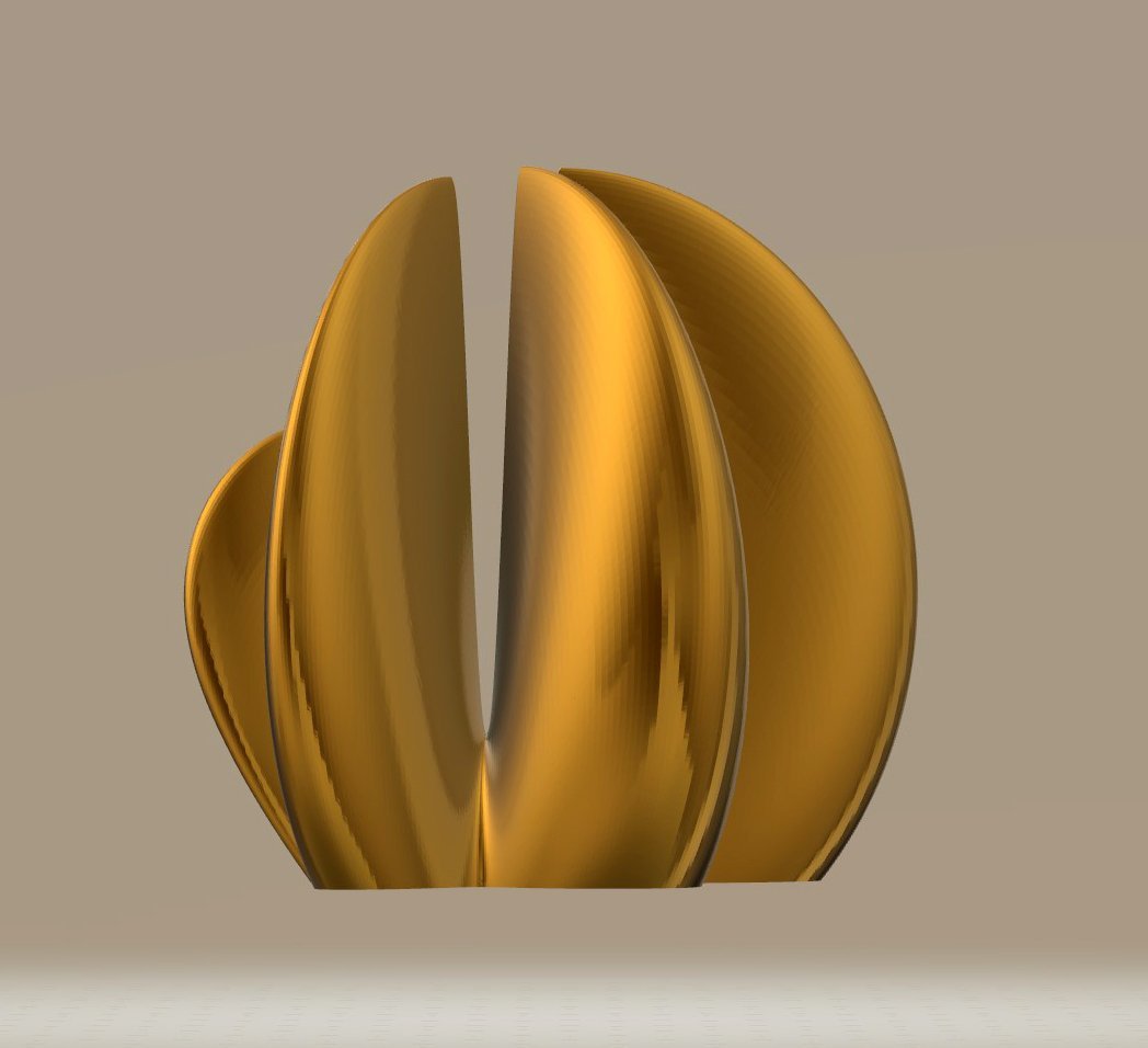 Modern Sculpture 5 Peaks 