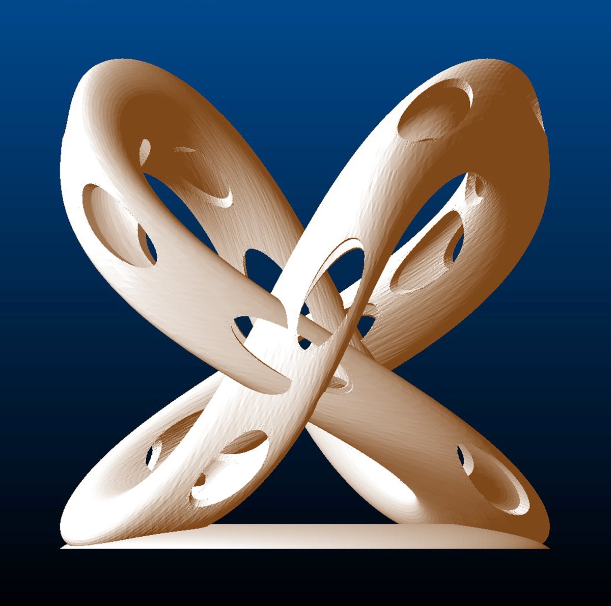 Double-Infinity Sculpture, front