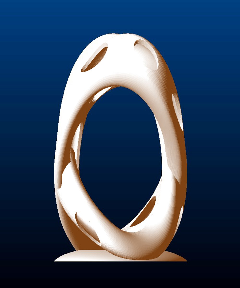 Double-Infinity Sculpture, side