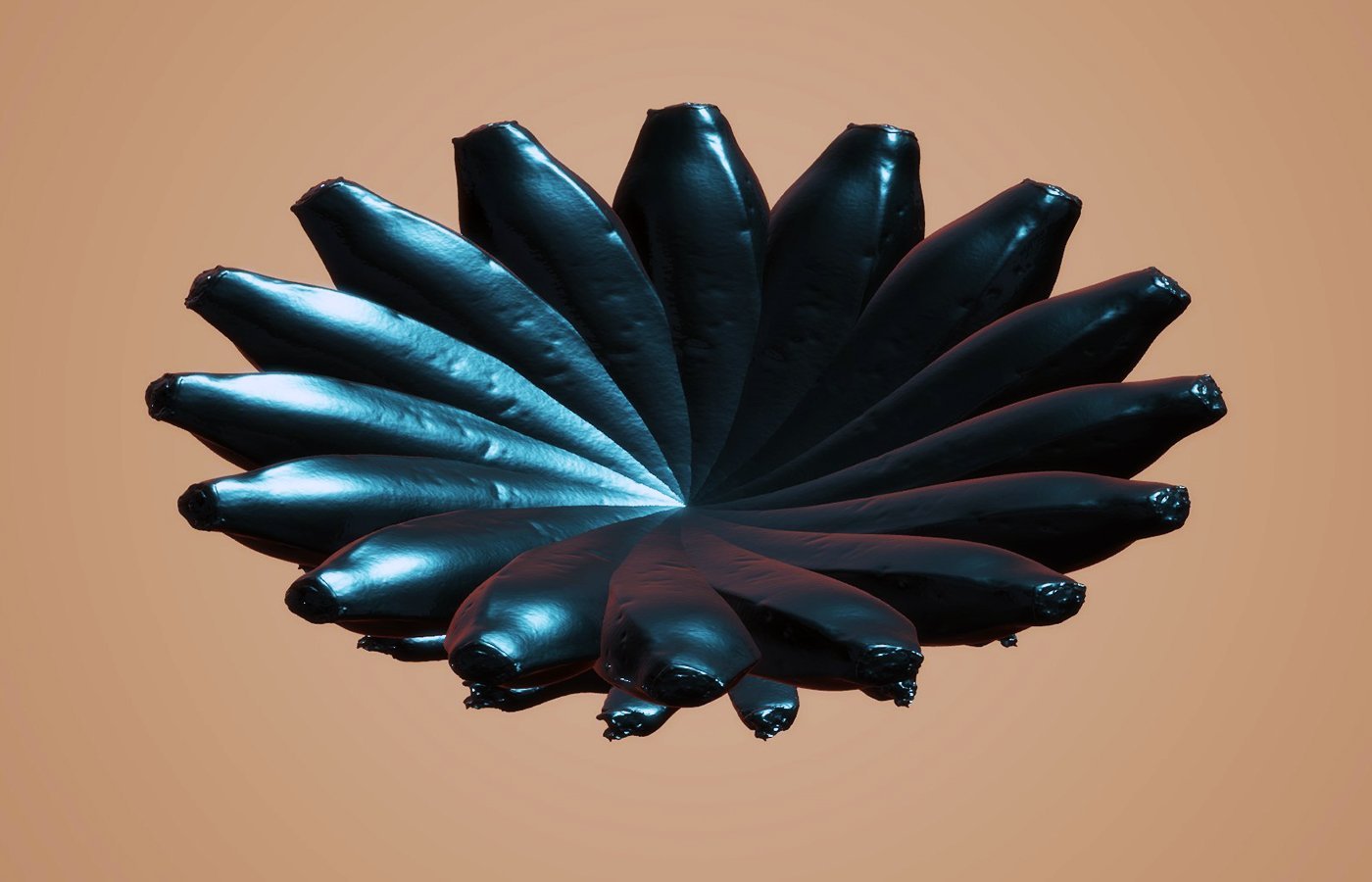 Banana Oval Center Piece, in Various Colors