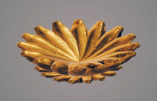 Banana Oval Center Piece, in Various Colors