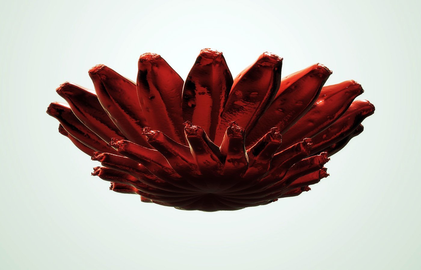 Banana Oval Center Piece, in Various Colors