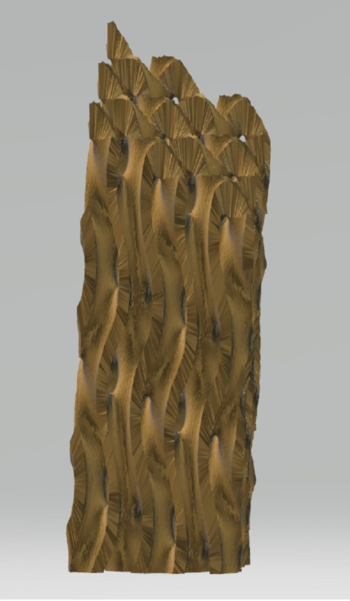 Modern Sculpture 04 Bronze Tower