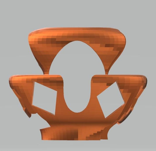 Modern Sculpture 11 Bronze Vase with Holes