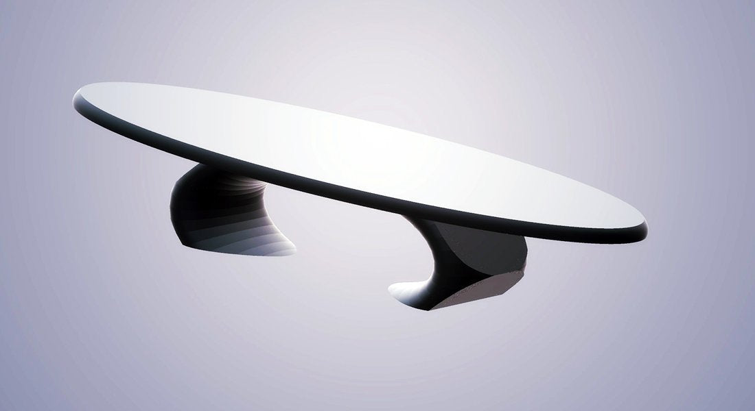 Modern Diamond Arc Table