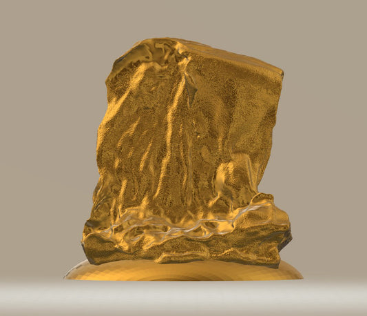 Nature sculpture Gold