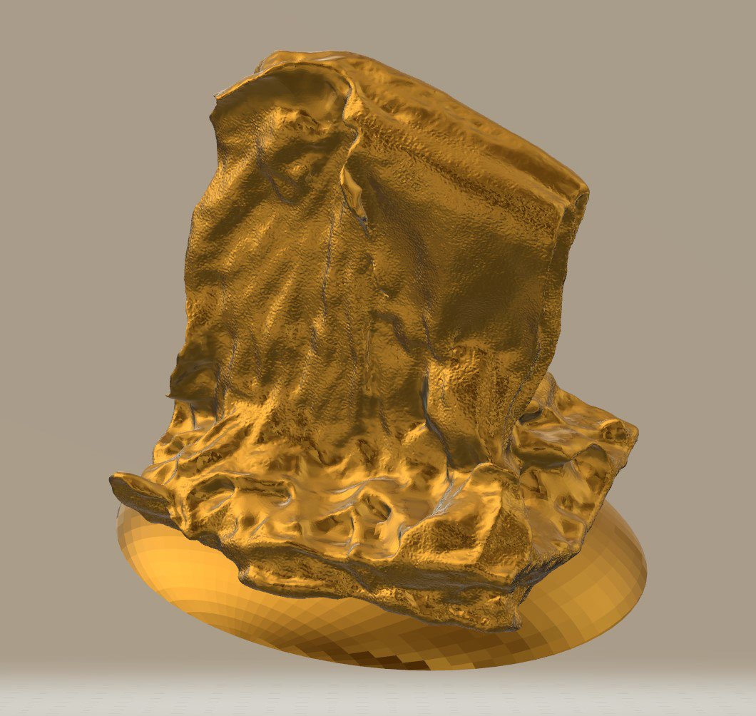 Nature sculpture Gold