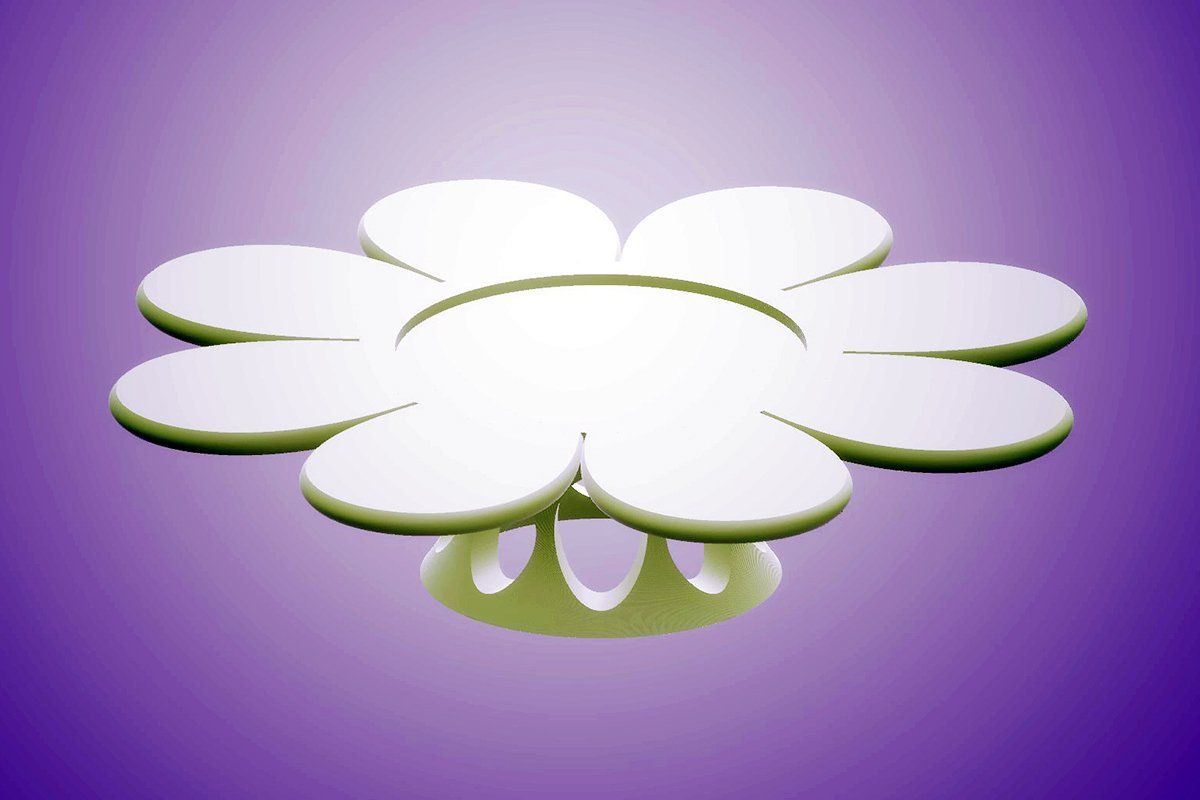 Modern Round Petal Table