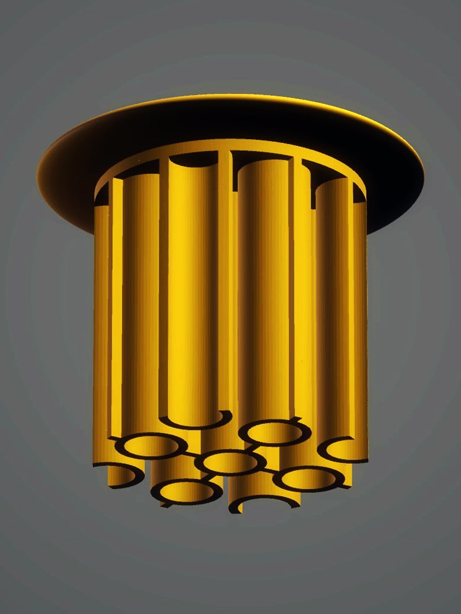 Accent Table with Cylindrical Base