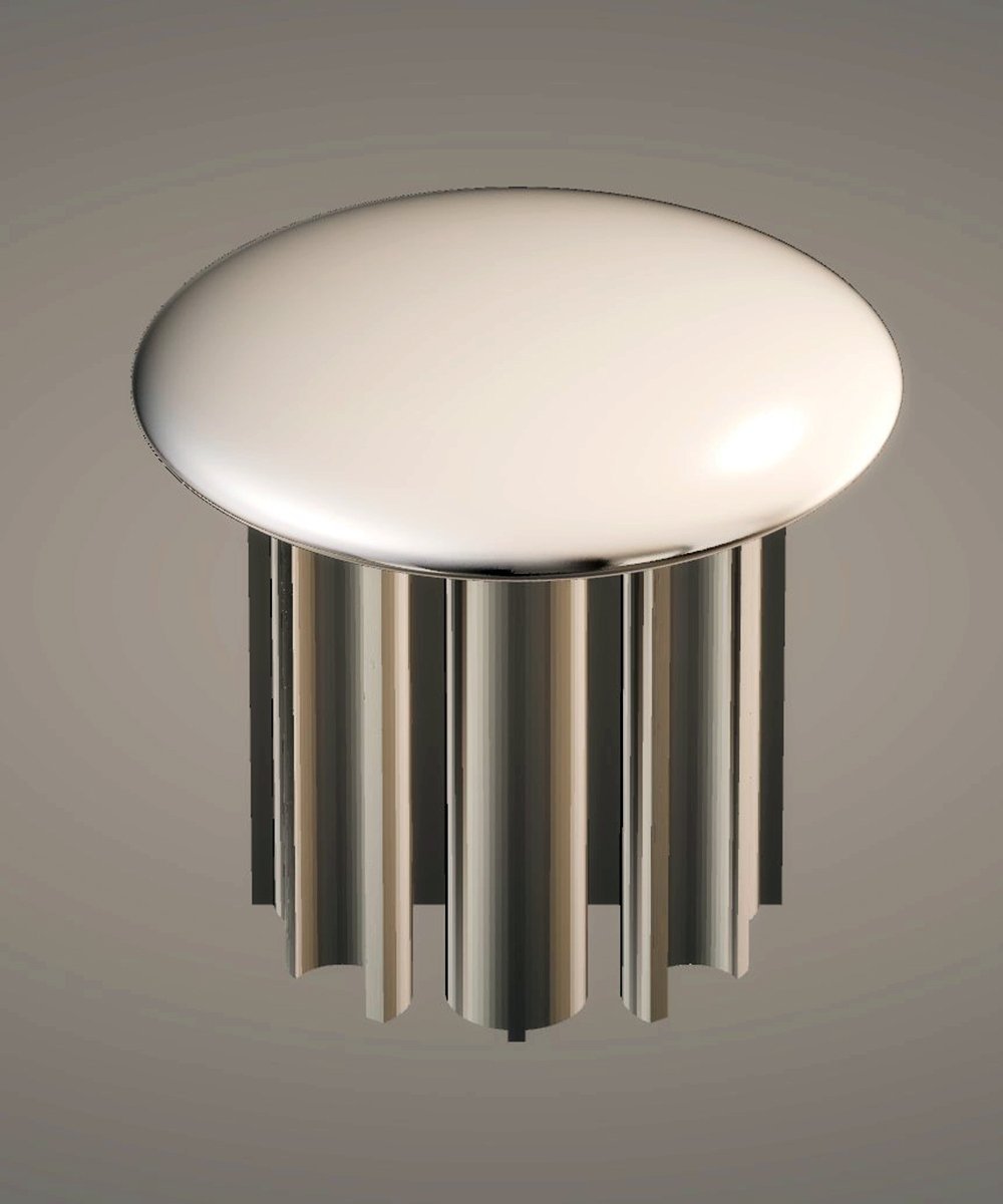 Accent Table with Cylindrical Base