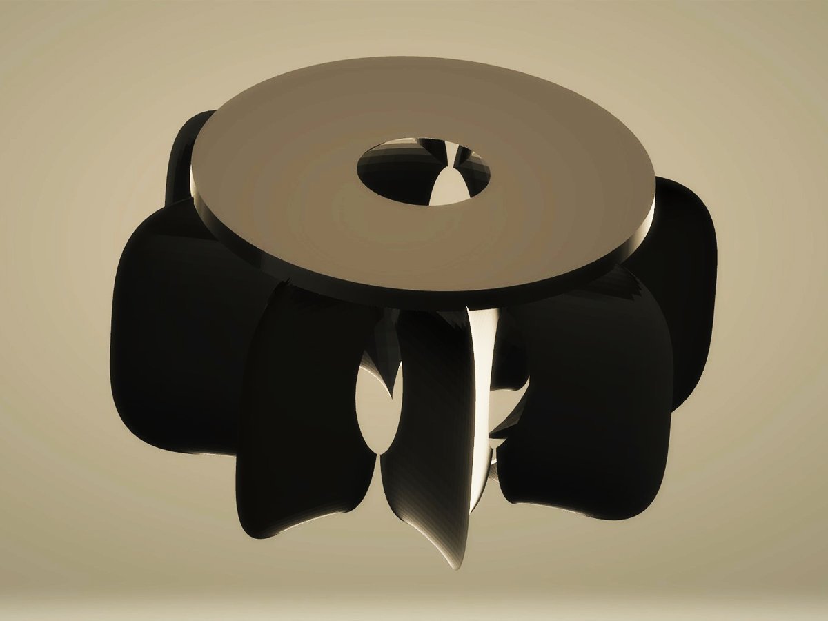 Modern Dining Table for 8, Ebony