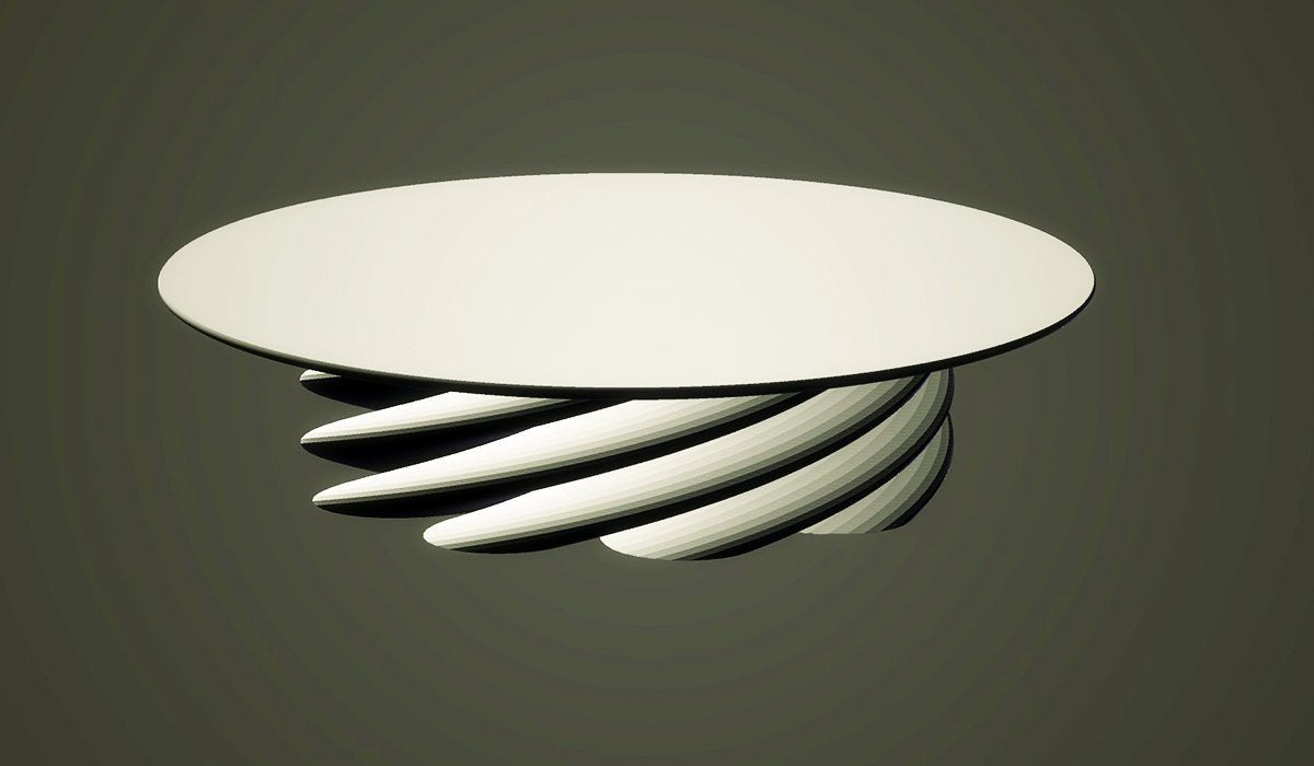 Accent Table with Twisted Base