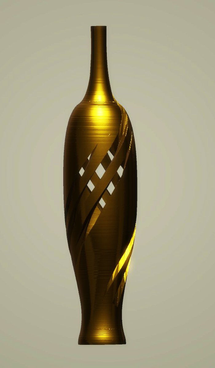 Tall Lattice Vase