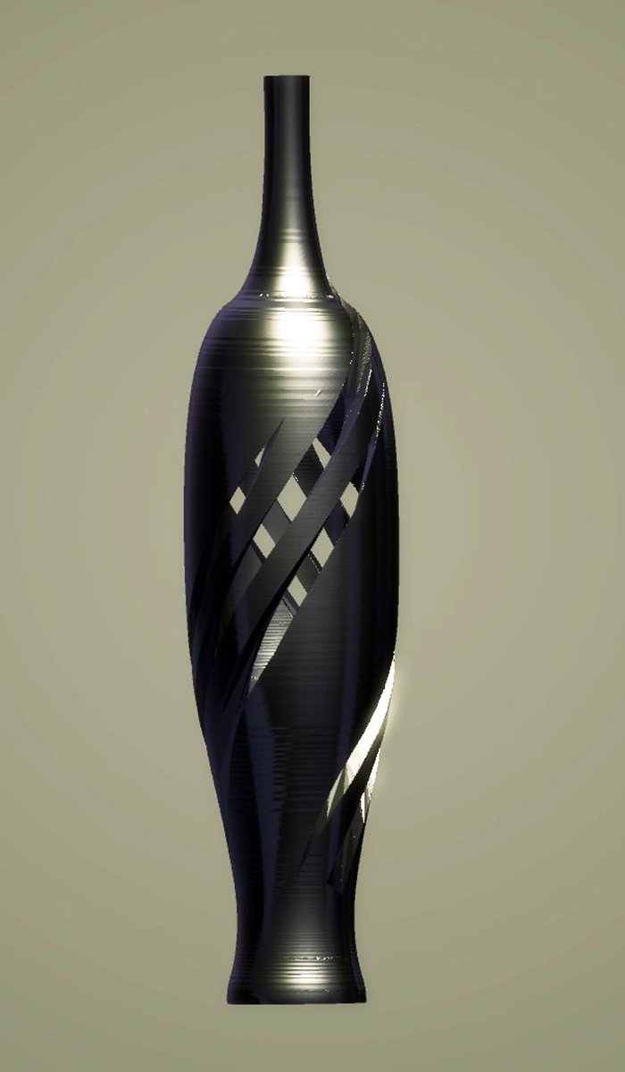 Tall Lattice Vase
