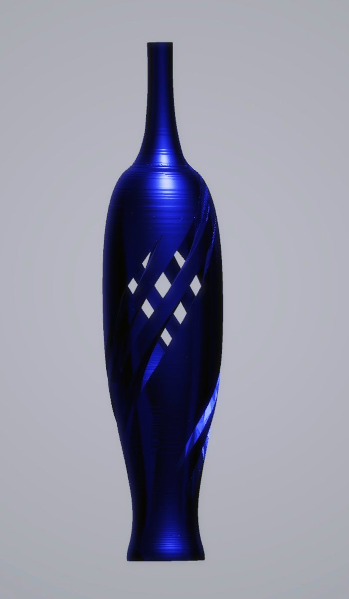 Tall Lattice Vase