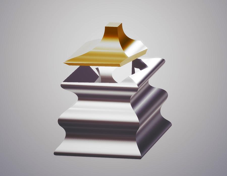 Sculpted Keepsake Box with Lid