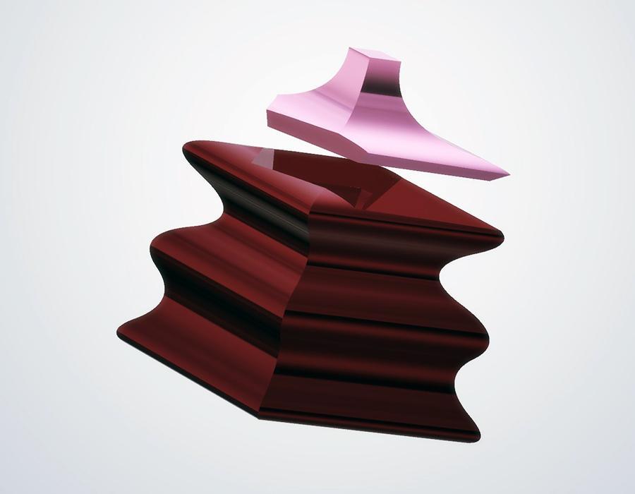 Sculpted Keepsake Box with Lid