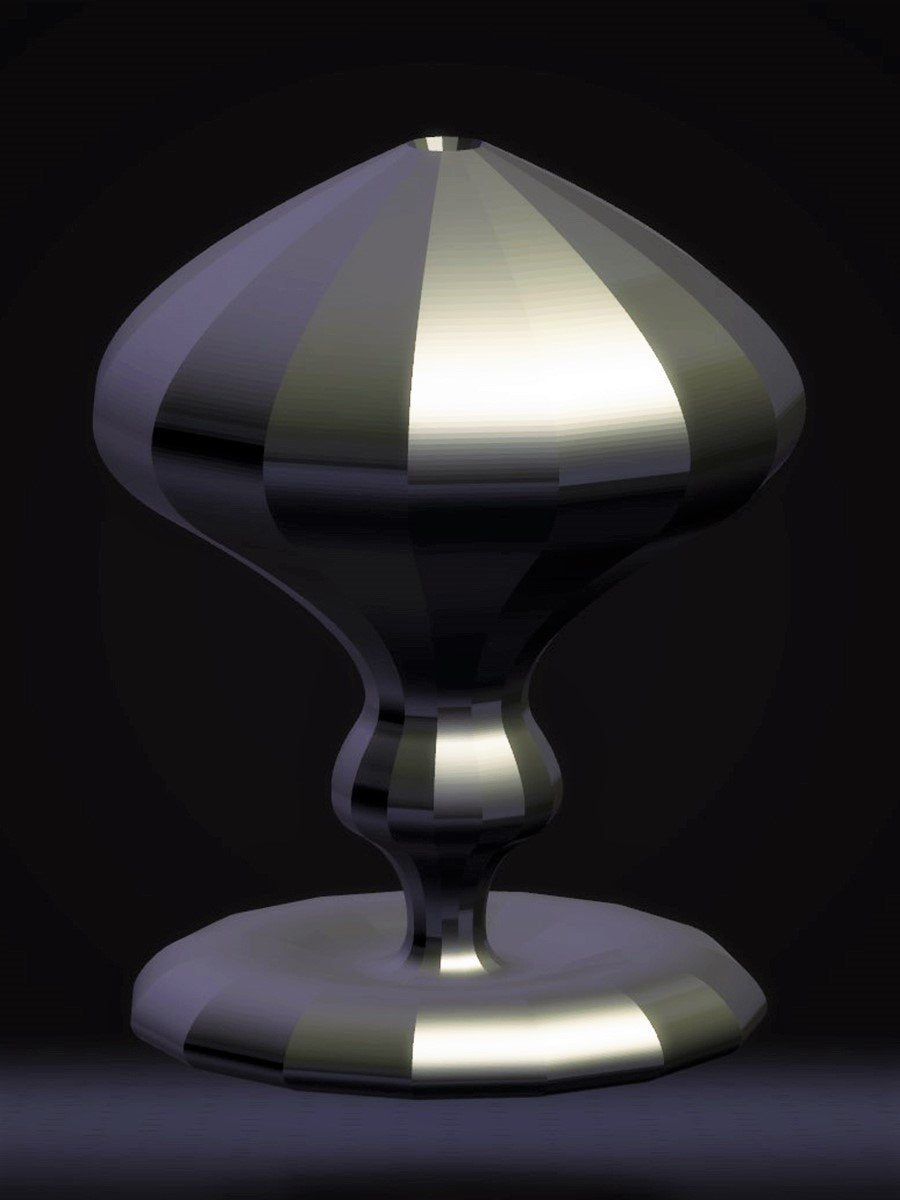 Modern Lantern Vase, Ebony