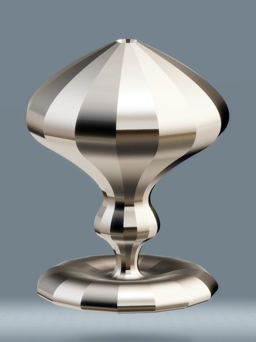 Modern Lantern Vase, Silver